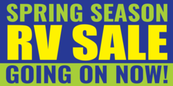 Spring Season RV Sales Banner