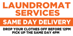 Same Day Laundry Delivery Banner