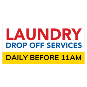 Laundry Drop Off Service Banner