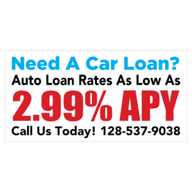 Custom % APY Car Loan Banner