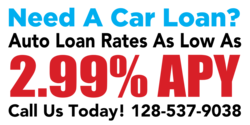 Custom % APY Car Loan Banner