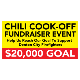 Chili Cook Off Fundraiser Banner