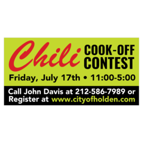Chili Cook Off Contest Banner