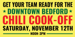 Chili Cook Off Location and Time Banner