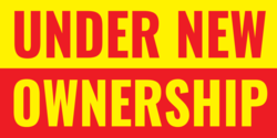 Two Toned Under New Ownership Banner