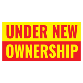Two Toned Under New Ownership Banner