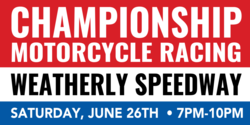 Championship Motorcycle Racing Banner