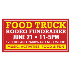 Fundraiser Event Food Truck Banner