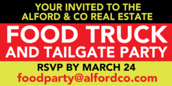 Food Truck Tailgate Party Banner