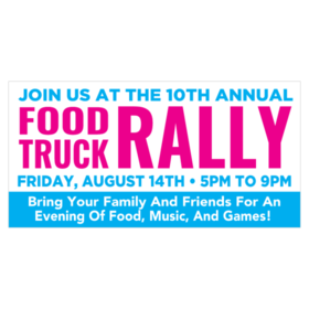 Food Truck Rally Banner
