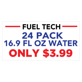 Gas Station Water Banner