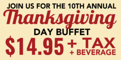 Thanksgiving Day Dinner Buffet Banner