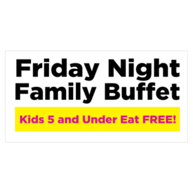 Family Night Buffet Banner