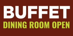 Dining Room Open Buffet Banner