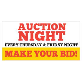 Charity Night Auction Banner