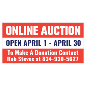 Charity Auction Date Open Banner