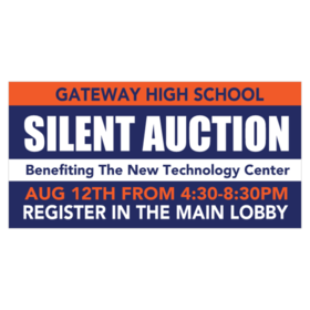 Charity High School Auction Banner