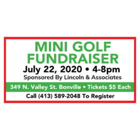 Mini Golf Fundraiser Banner
