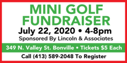 Mini Golf Fundraiser Banner
