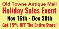 Antique Store Holiday Event Banner