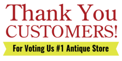 Antique Store Thank You Customers Banner