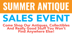 Antique Store Summer Sales Event Banner
