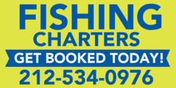 Blue On Green Book Your Fishing Charter Banner