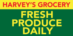 Grocery Store Fresh Produce Daily Banner