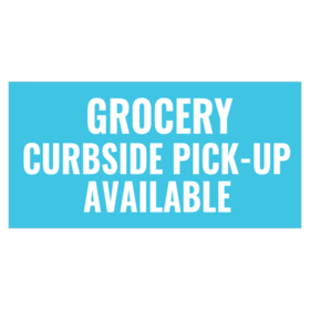 Grocery Store Curbside Pickup Banner
