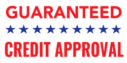 Guaranteed Credit Approval Stars In Center Banner