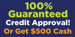 Guaranteed Credit Or Receive $500 Banner