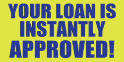 Loan Instantly Approved Banner