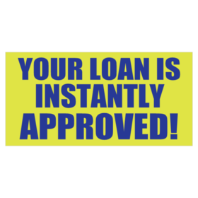 Loan Instantly Approved Banner