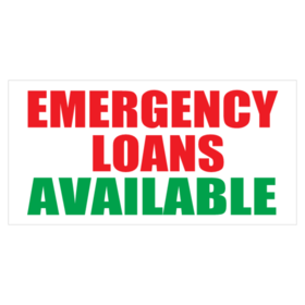 Emergency Loan Banner