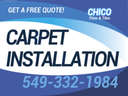 Get A Free Quote Carpet Installation Sign