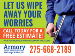 Wipe Away Your Worries Window Cleaning Yard Sign