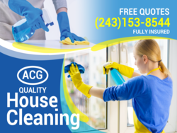 Window and Counter Cleaning Photos House Cleaning Sign  With Logo and Phone Area