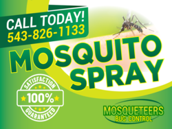 Custom Photo Ready Mosquito Spray Call Today Yard Sign