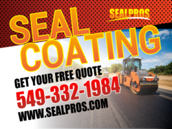 Right Logo Get Your Free Seal Coating Quote Sign