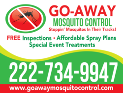 Green Wave On White Mosquito Control Service Brandable Yard Sign