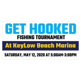 Get Hooked Fishing Tournament Banner Middle Highlight Design
