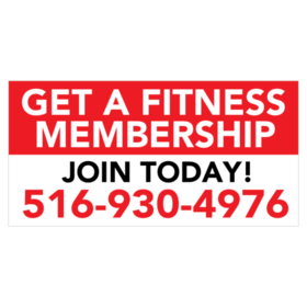 Fitness Center Join Our Membership Banner
