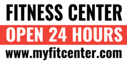 Fitness Center Open 24 Hours Banner