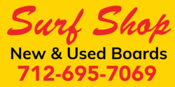 New and Used Surfboards Surf Shop Banner