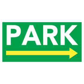 Park Right Arrow Directional Banner