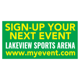 Sign Up Arena Promotional Event Banner