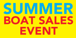 Summer Boat Sale Event Banner