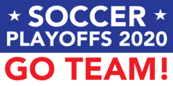 Soccer Playoffs Go Team Banner