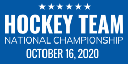 National Hockey Team Championship Banner