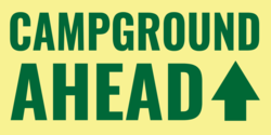 Campground Ahead Banner